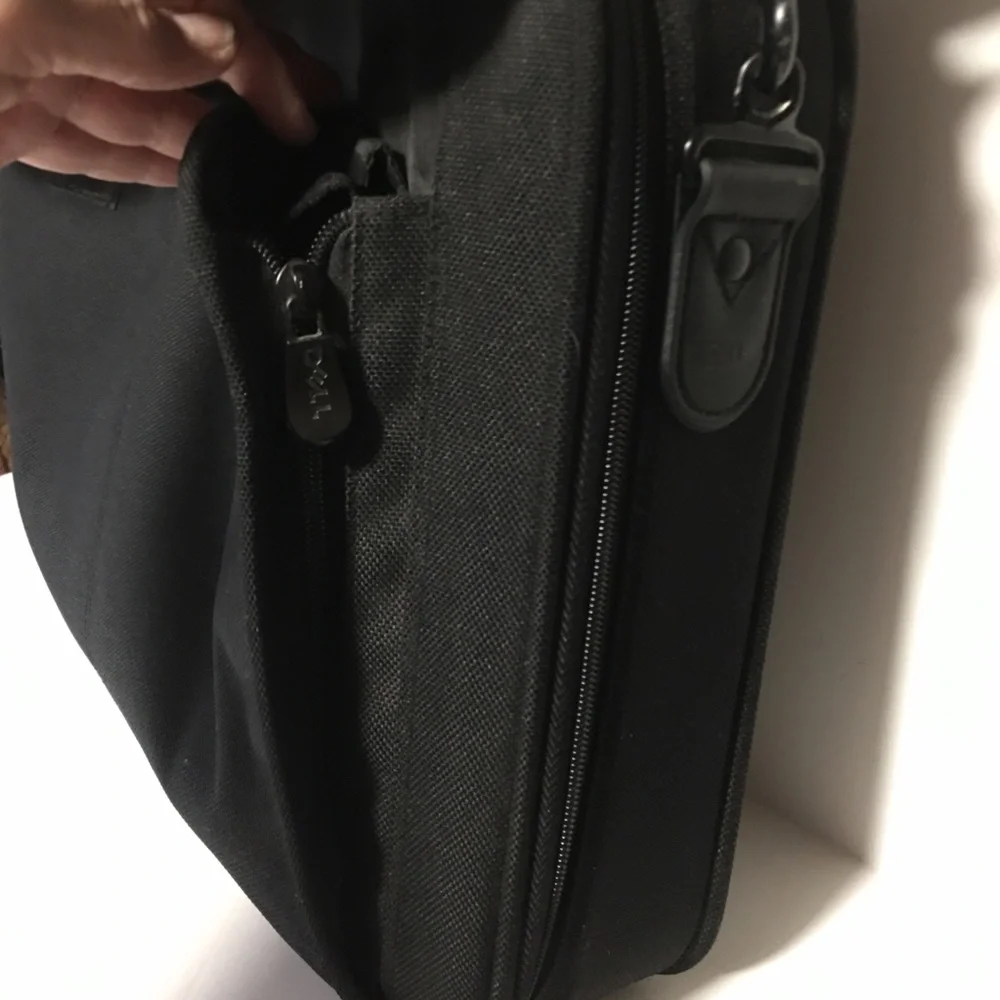 Dell Laptop Computer Adjustable Removable Padded Shoulder bag whandles Black